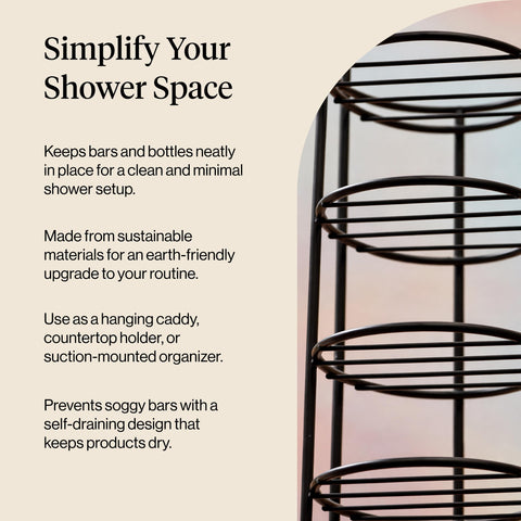 Kitsch sturdy legs shown freestanding on ledge for flexible placement options
