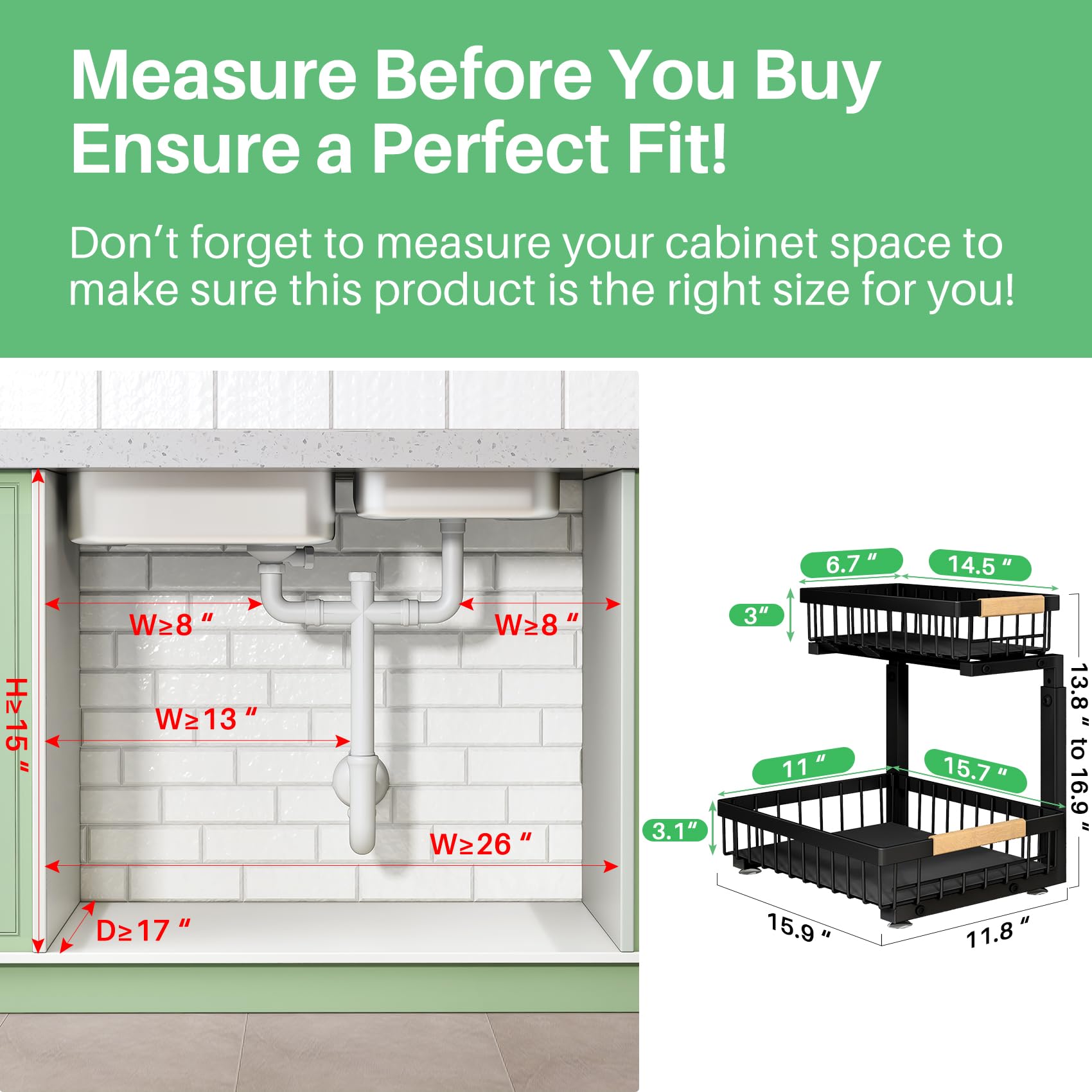 Kitstorack frame detail highlighting sturdy steel and stability benefit