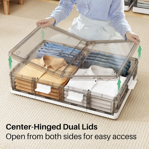 Kitstorack close-up of six buckle latches securing lid to keep contents dust-free