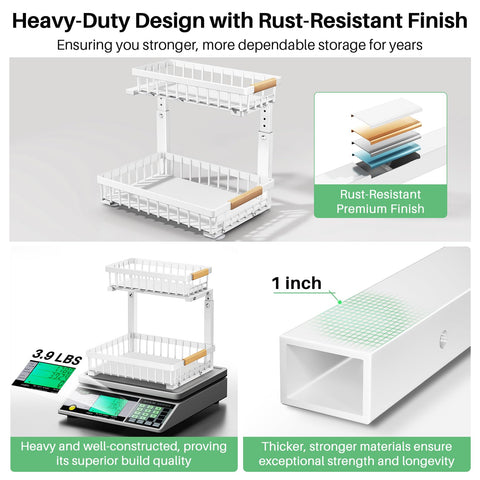 Kitstorack demonstration of height adjustment offering customizable storage benefit