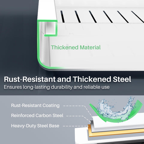 Kitstorack in-use pull-out access with hands grabbing pan for easy reach benefit