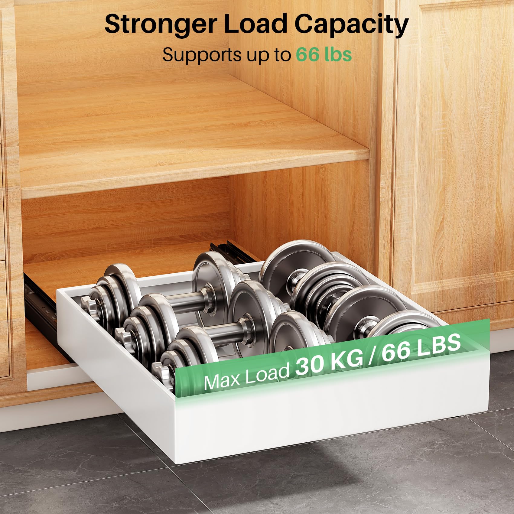 Kitstorack pantry organization storing cans and spices for fast retrieval