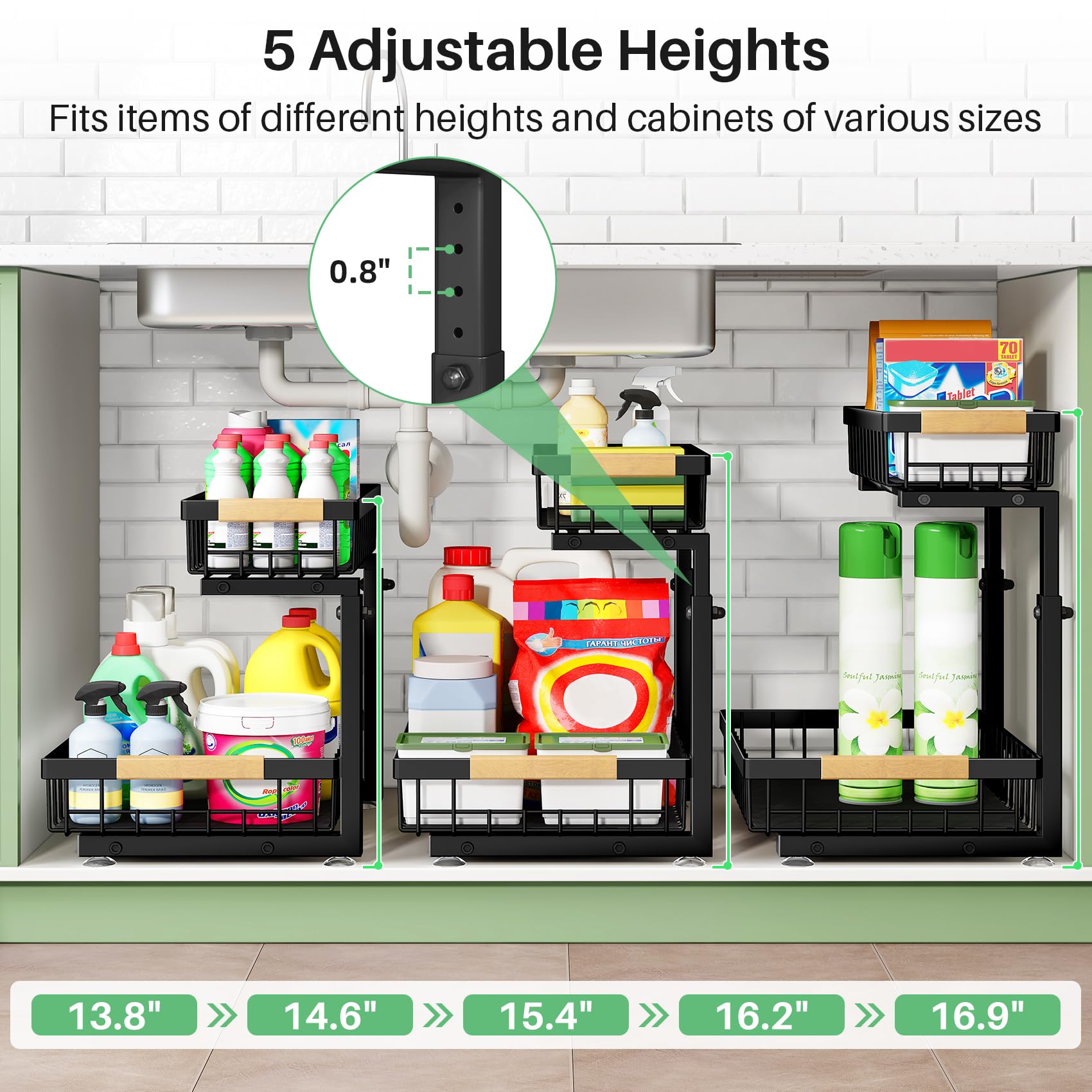 Kitstorack beside common items to show size and fit benefit