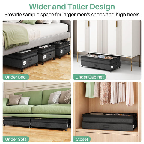 Kitstorack beside ruler showing scale and correct under-bed fit benefit