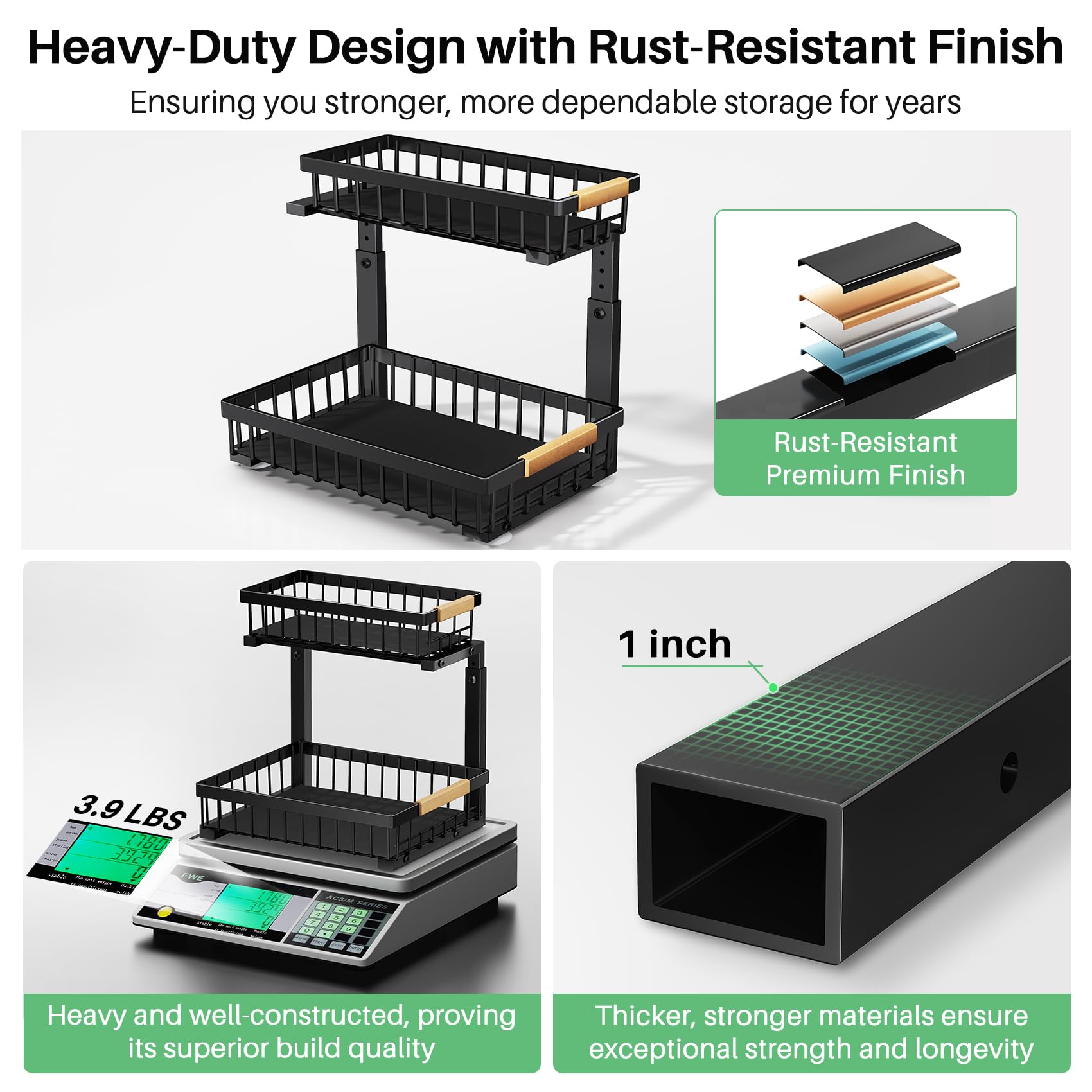 Kitstorack side profile showing smooth slide mechanism for effortless pull-out benefit