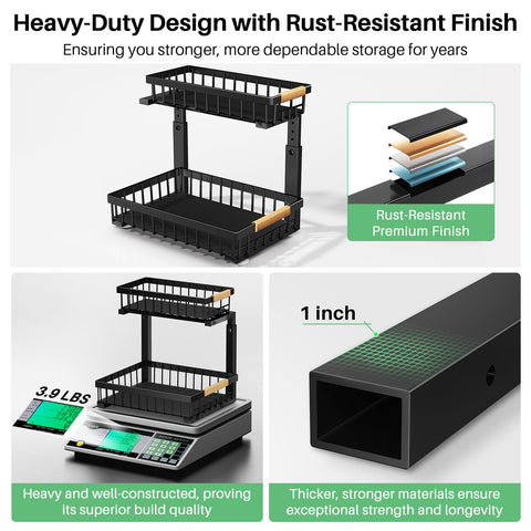 Kitstorack side profile showing smooth slide mechanism for effortless pull-out benefit