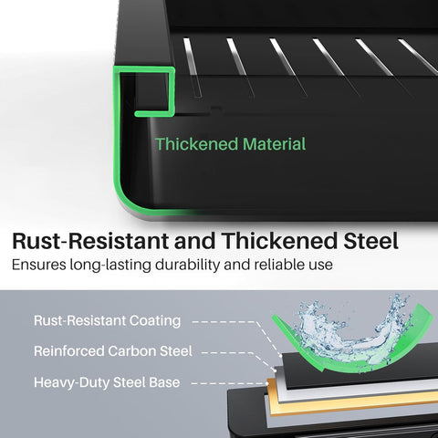 Kitstorack top view of adhesive nano film demonstrating tool-free installation