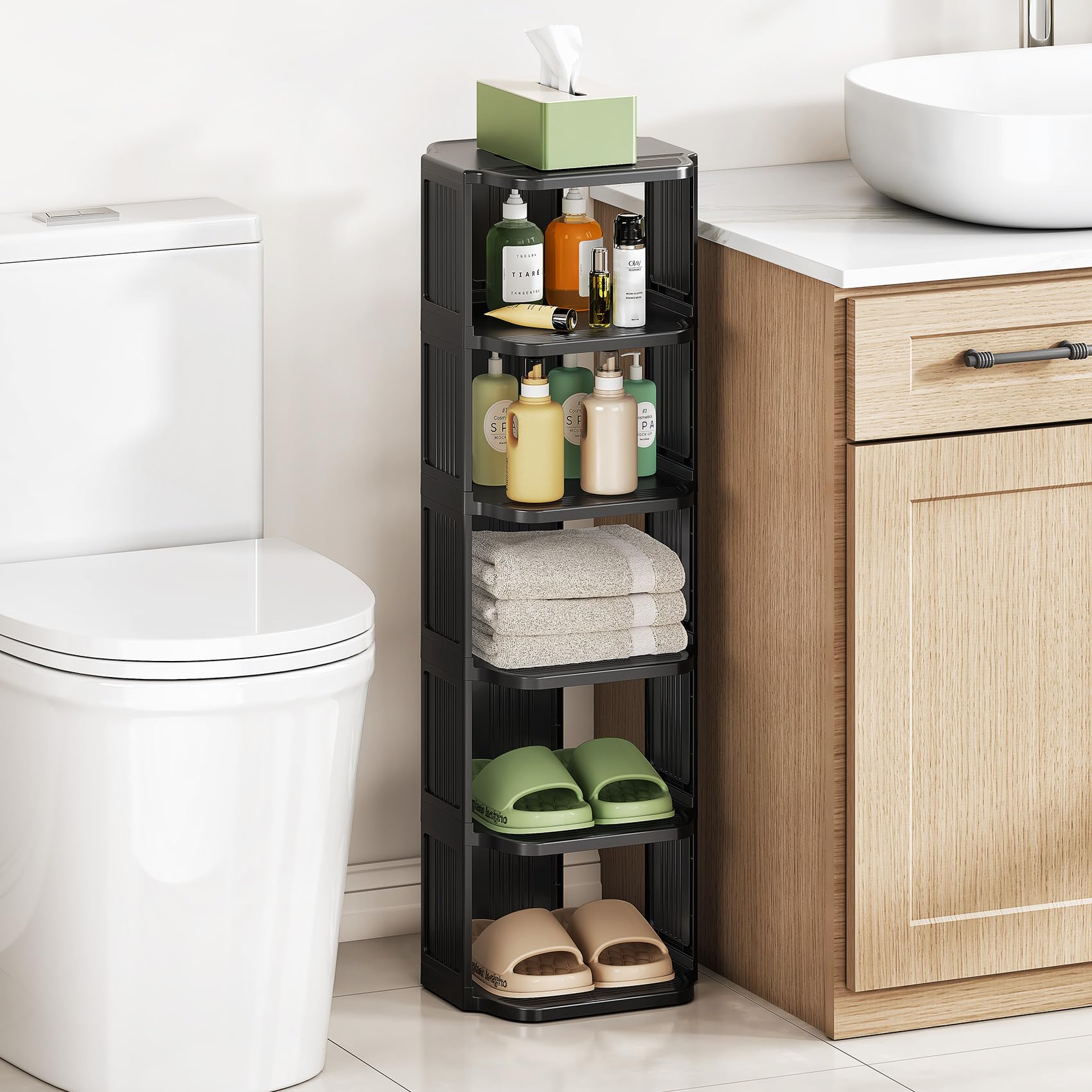 Kitstorack under-bed storage use demonstrates compact fit for small rooms