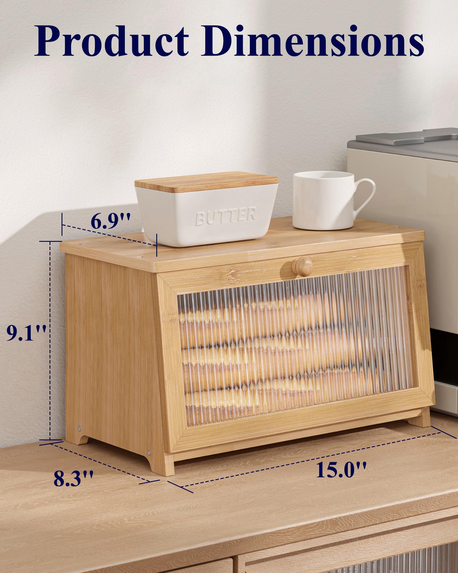 Kitsure bamboo side grain closeup showing natural finish and moisture resistance