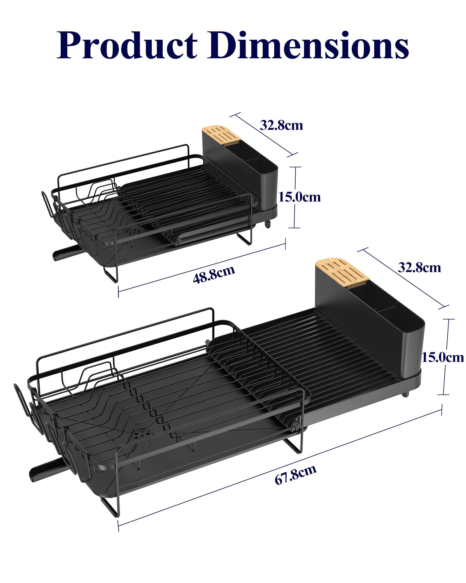 Kitsure cutlery holder close-up organizing forks and spoons for faster drying