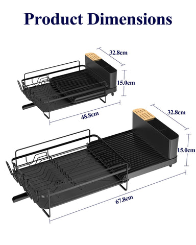 Kitsure cutlery holder close-up organizing forks and spoons for faster drying