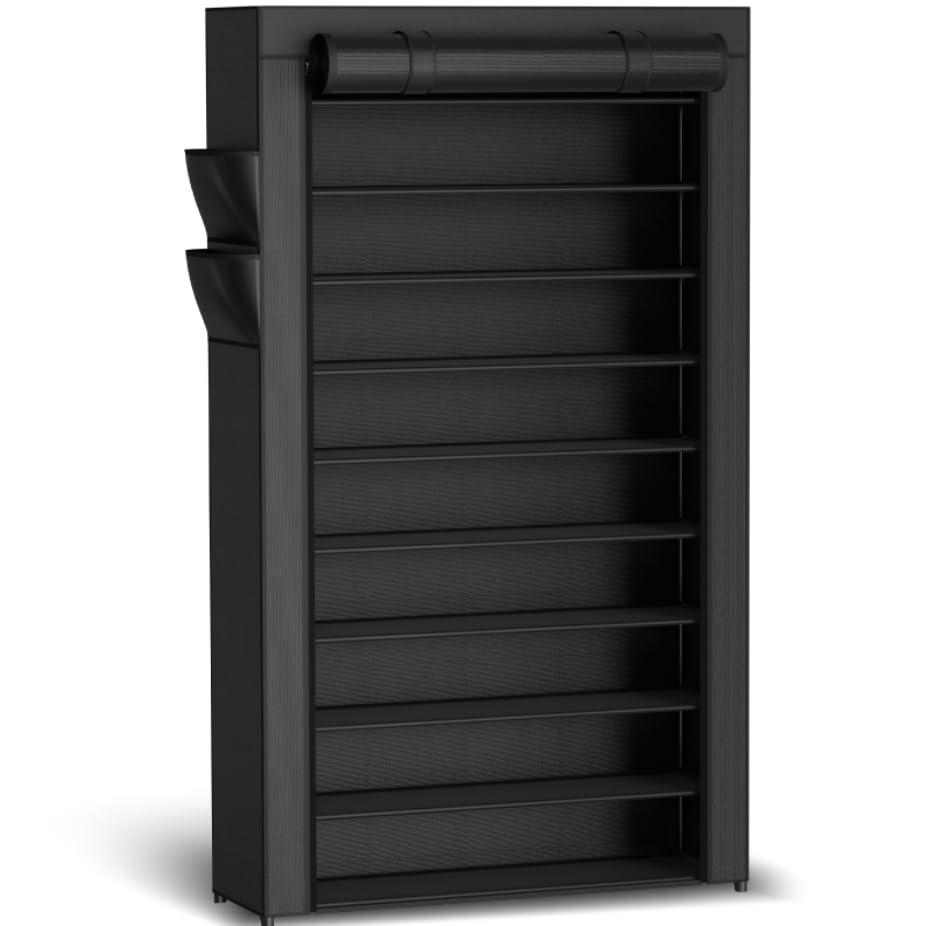 Kitsure front view showing full rack and zippered cover for neat storage