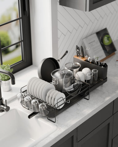 Kitsure in a modern kitchen showing practical use and tidy countertop