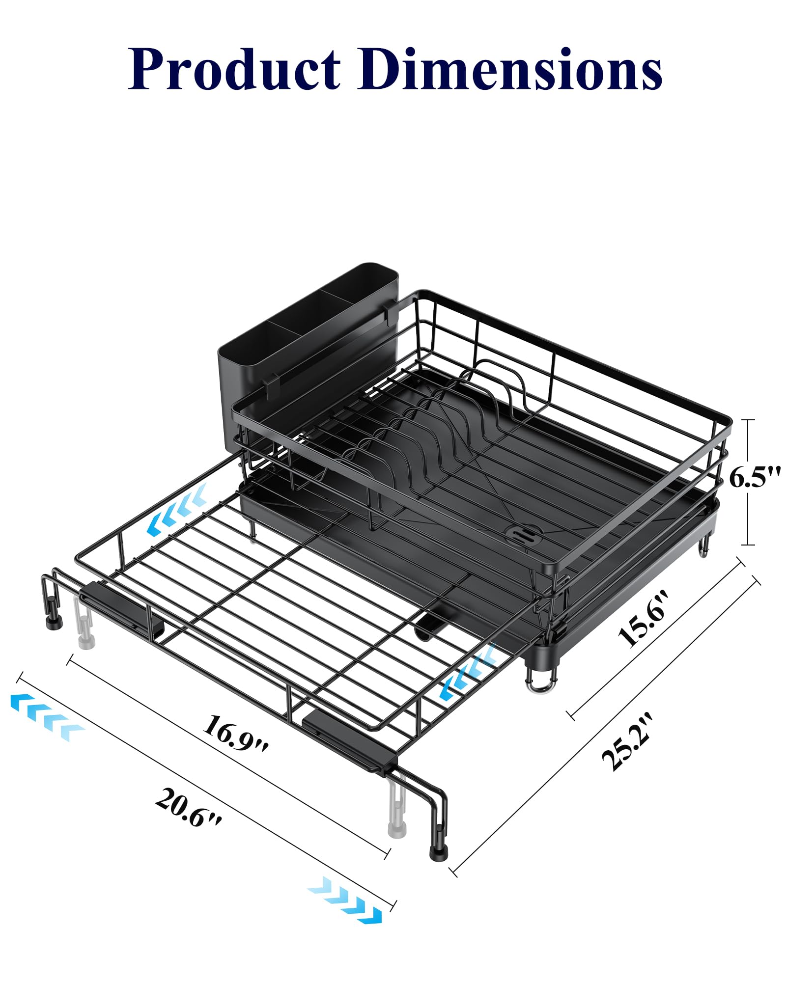 Kitsure removable drip tray detail directing water into sink for cleaner counters