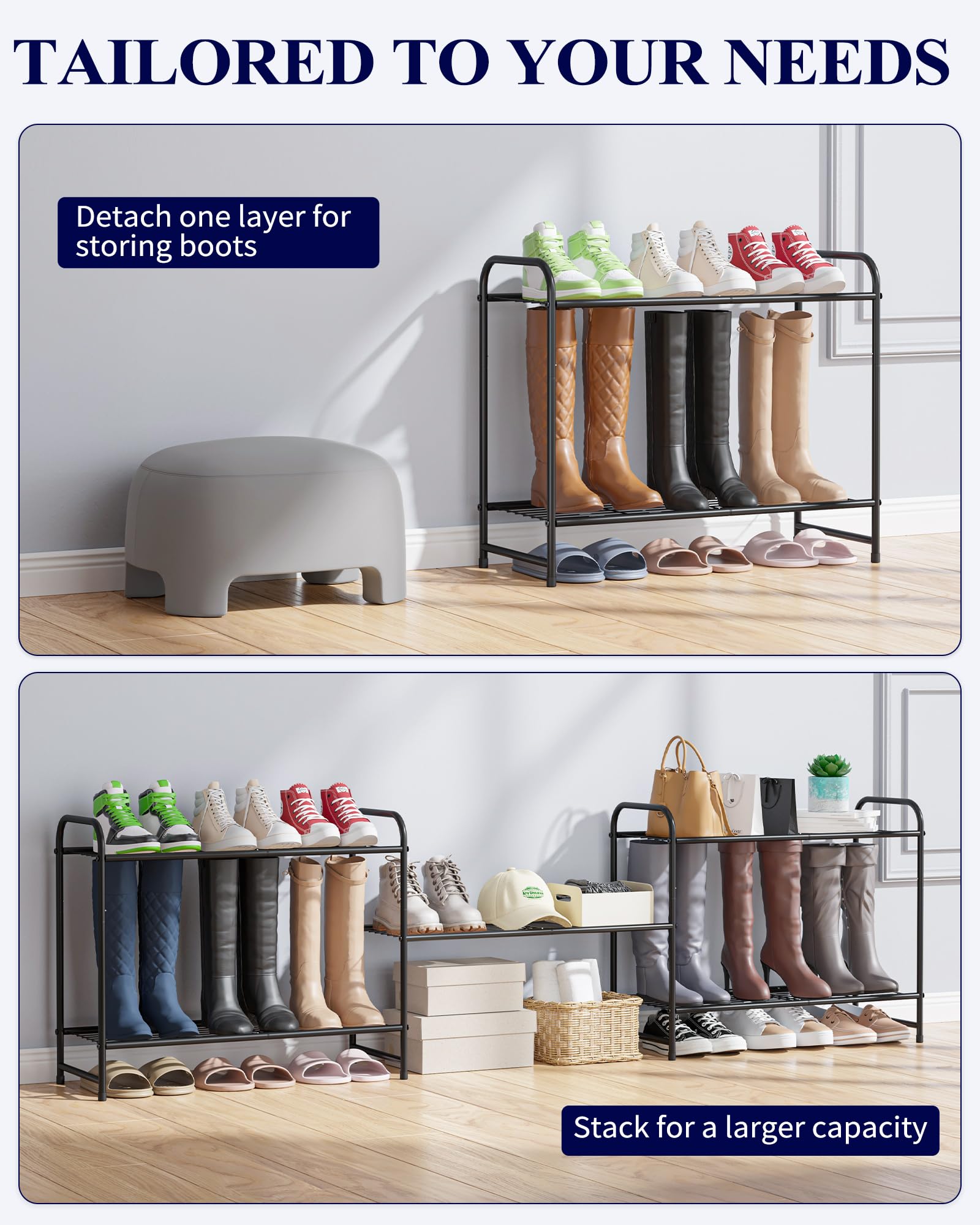 Kitsure stackable multiple units showing expandable storage potential