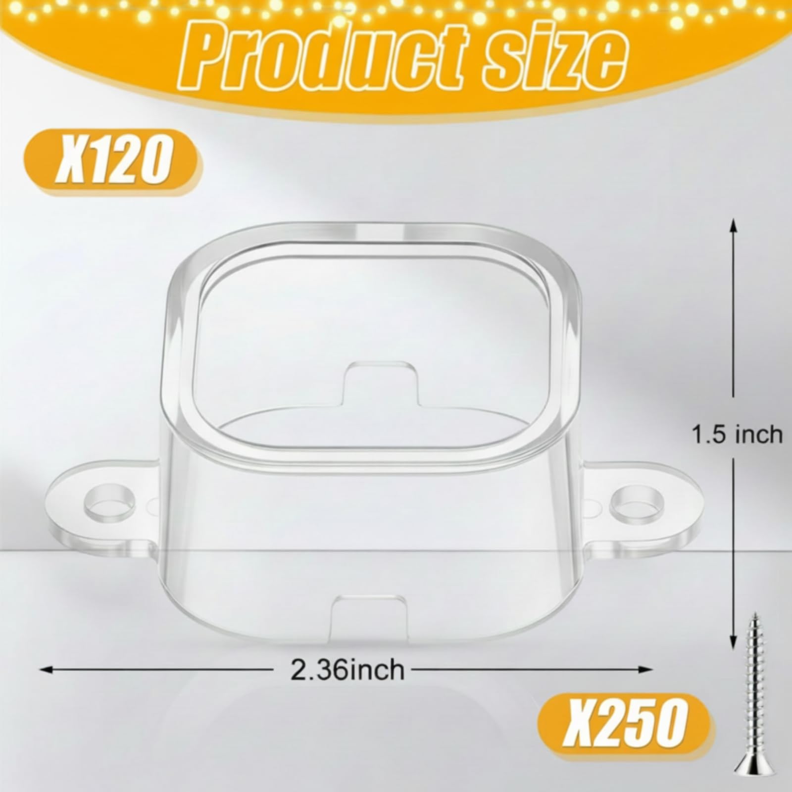 Kittmip bracket close-up profile showing snap-fit design for secure mounting benefit
