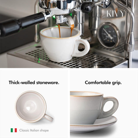 KIVY close-up of cup rim highlighting thick-walled durability and comfortable sip