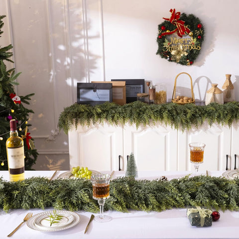 KIWDY garland woven with LED lights, adds warm ambient illumination