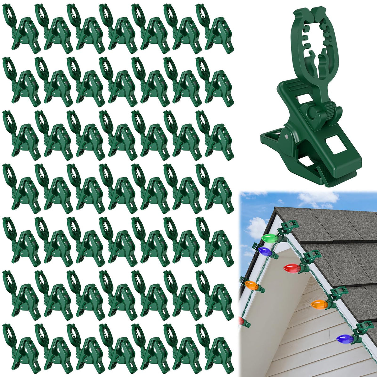 KJX front packaging of 100 clips showing durable winter-ready kit benefit