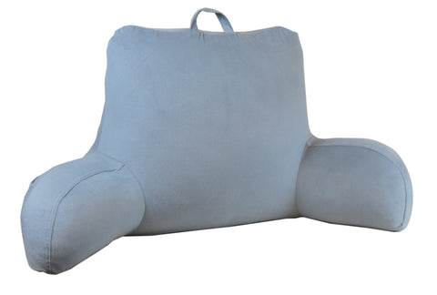 Klear Vu front view of velour reading pillow showing ergonomic support