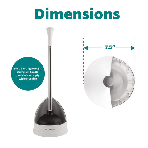 KLEEN FREAK close-up showing plunger inside and hygienic storage benefit