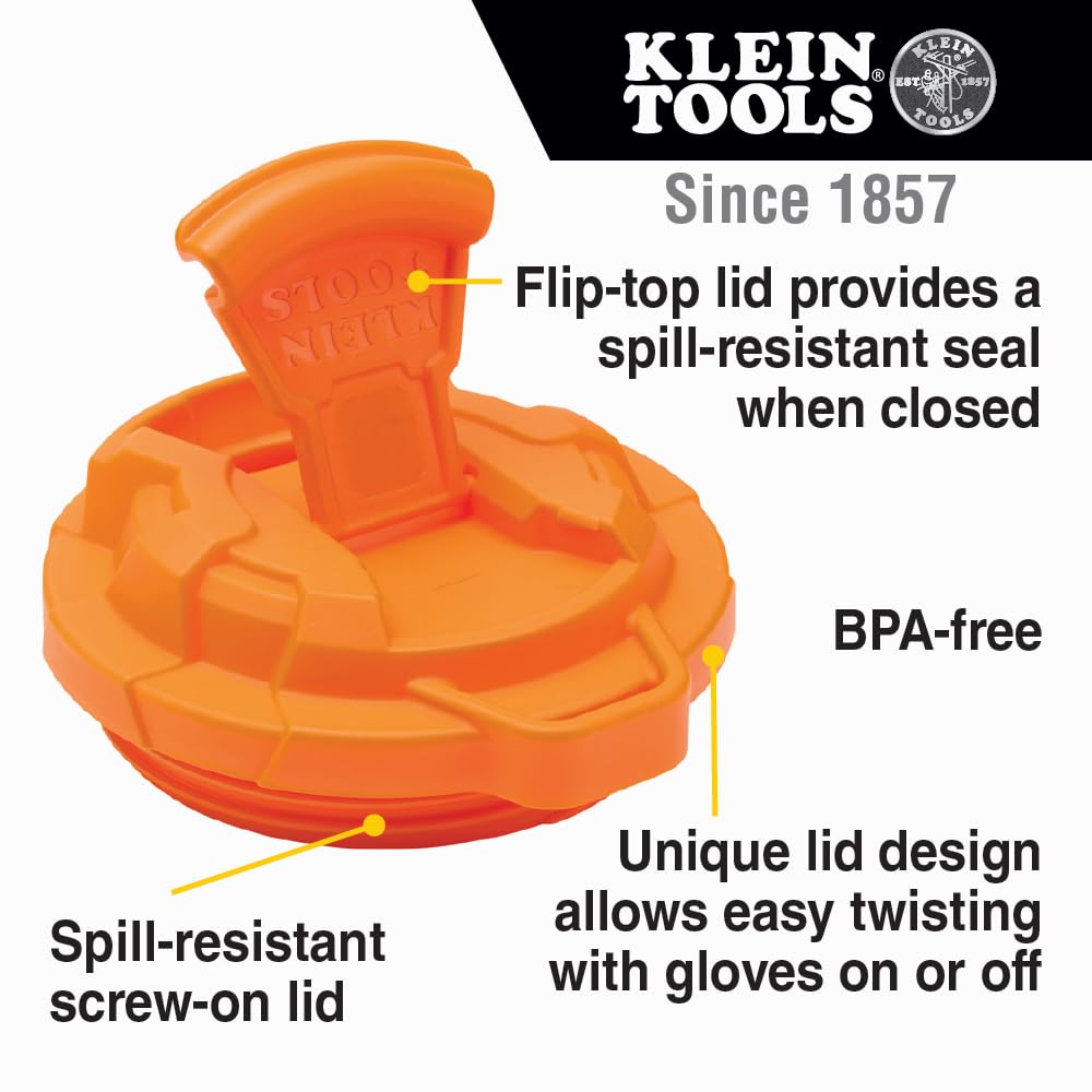 Klein Tools textured silicone sleeve closeup for slip-resistant grip benefit