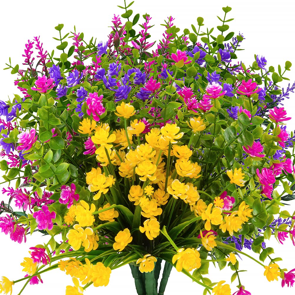 KLEMOO front packaging of mixed flower bundles showing variety and value