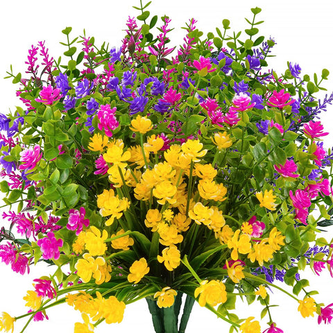 KLEMOO front packaging of mixed flower bundles showing variety and value