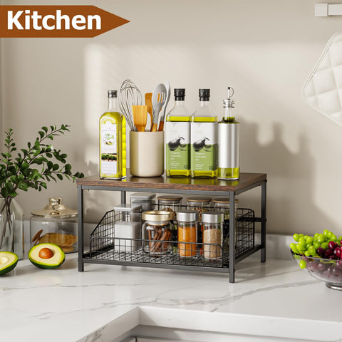 KLM inside cabinet placement showing freestanding installation and renter-friendly benefit