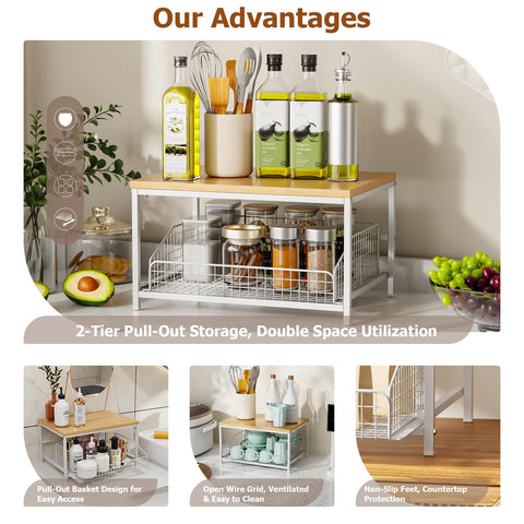 KLM installed inside a cabinet to maximize vertical storage
