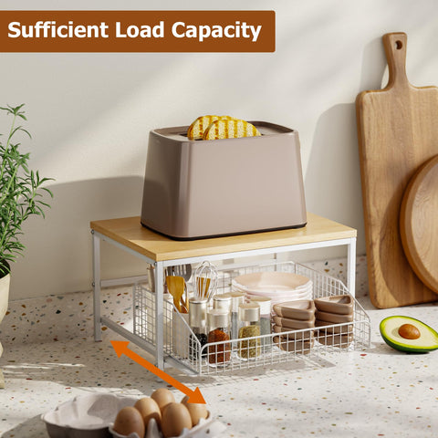 KLM lifestyle kitchen scene showing organized, clutter‑free counters