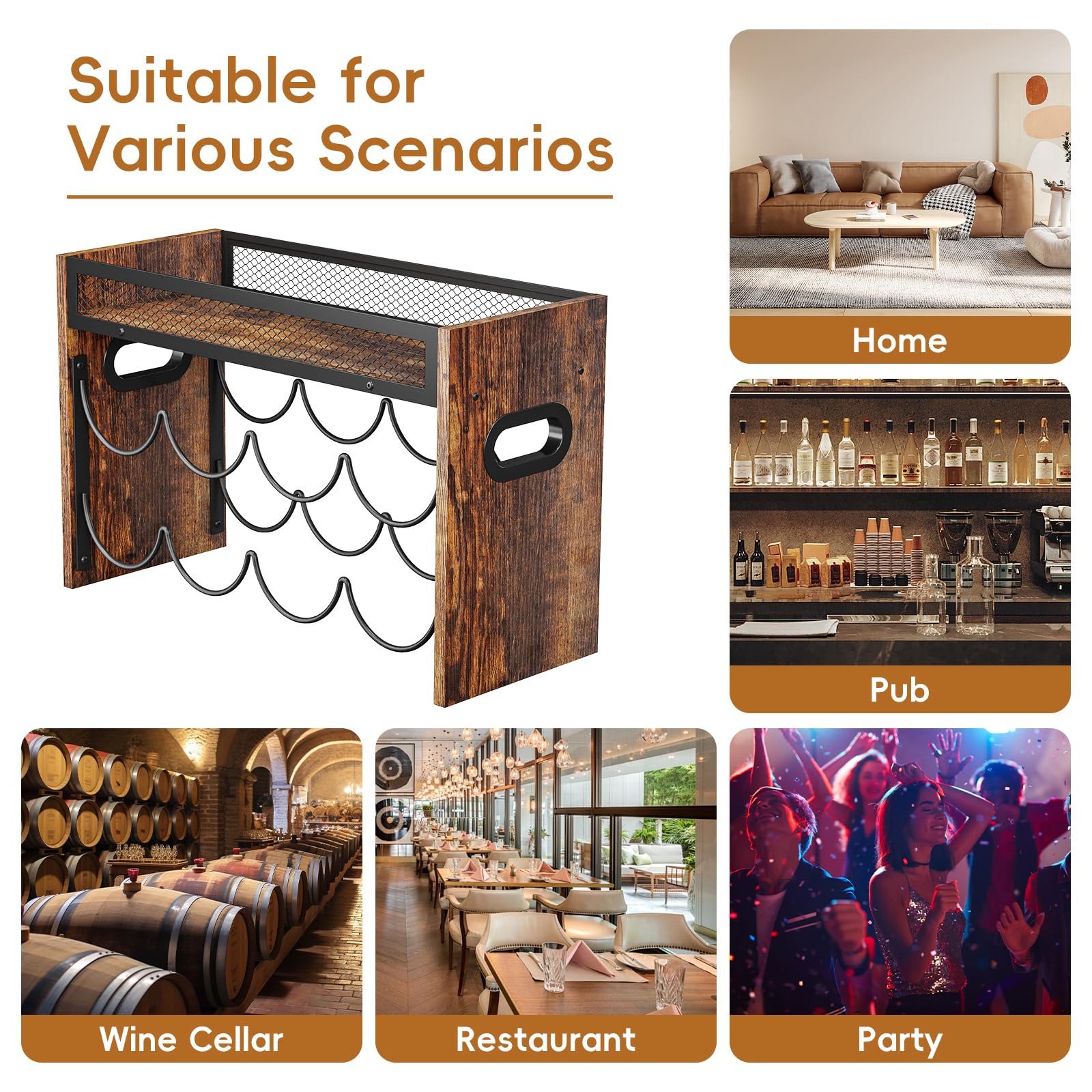 KLM wood grain side profile displaying durable frame and warm finish