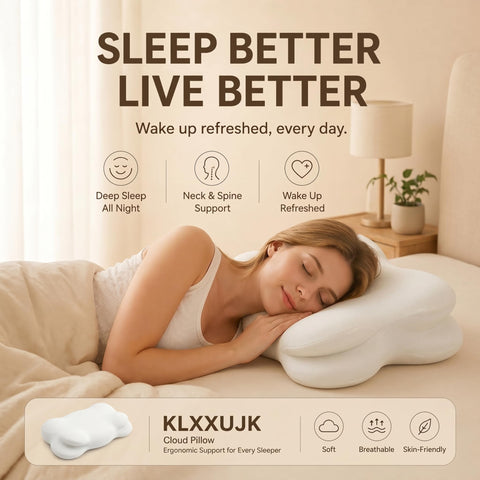 KLXXUJK pillow on bed with ruler for scale, accurate size reference
