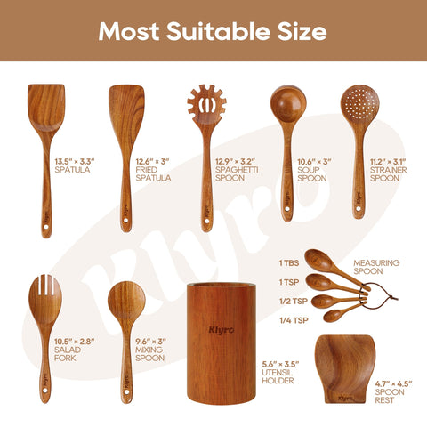 KLYRO utensils held in hand to show size and ergonomic comfort for stirring