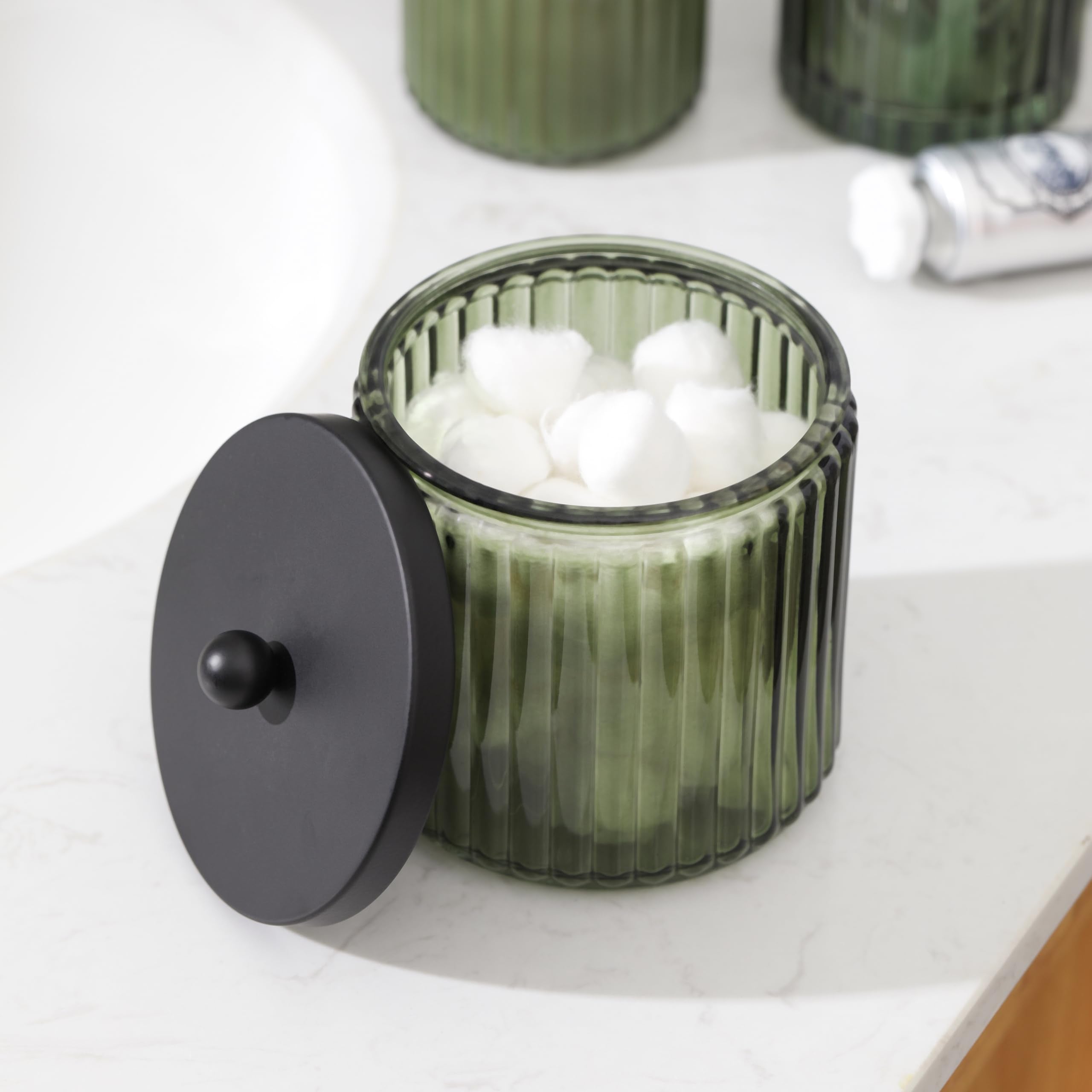 KMwares toothbrush holder in use demonstrating organized storage for brushes