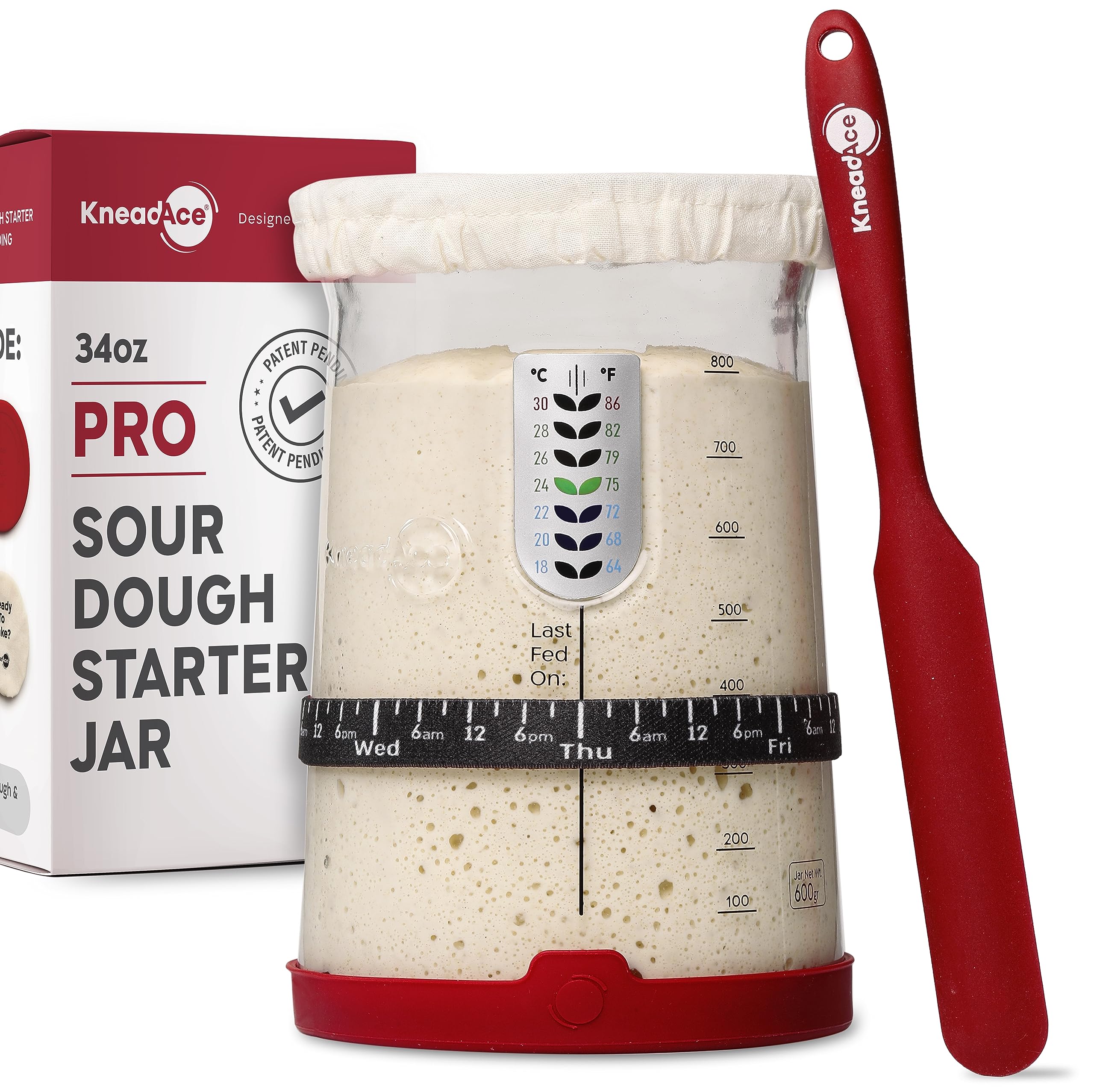 KNEADACE front jar packaging showing kit contents and benefits