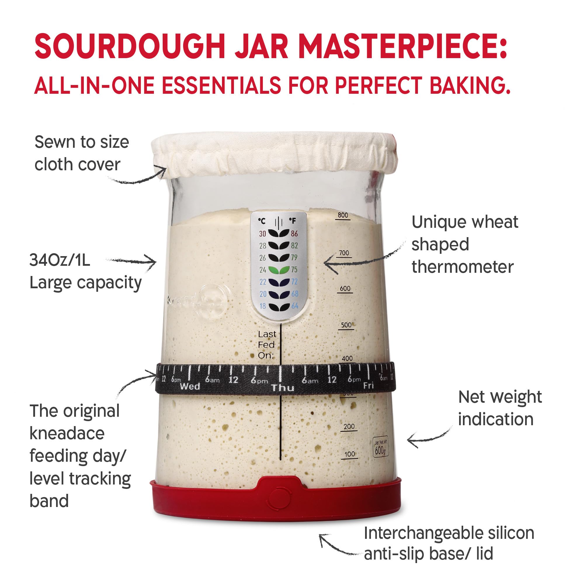 KneadAce two bannetons side by side illustrating batch proofing and shape consistency