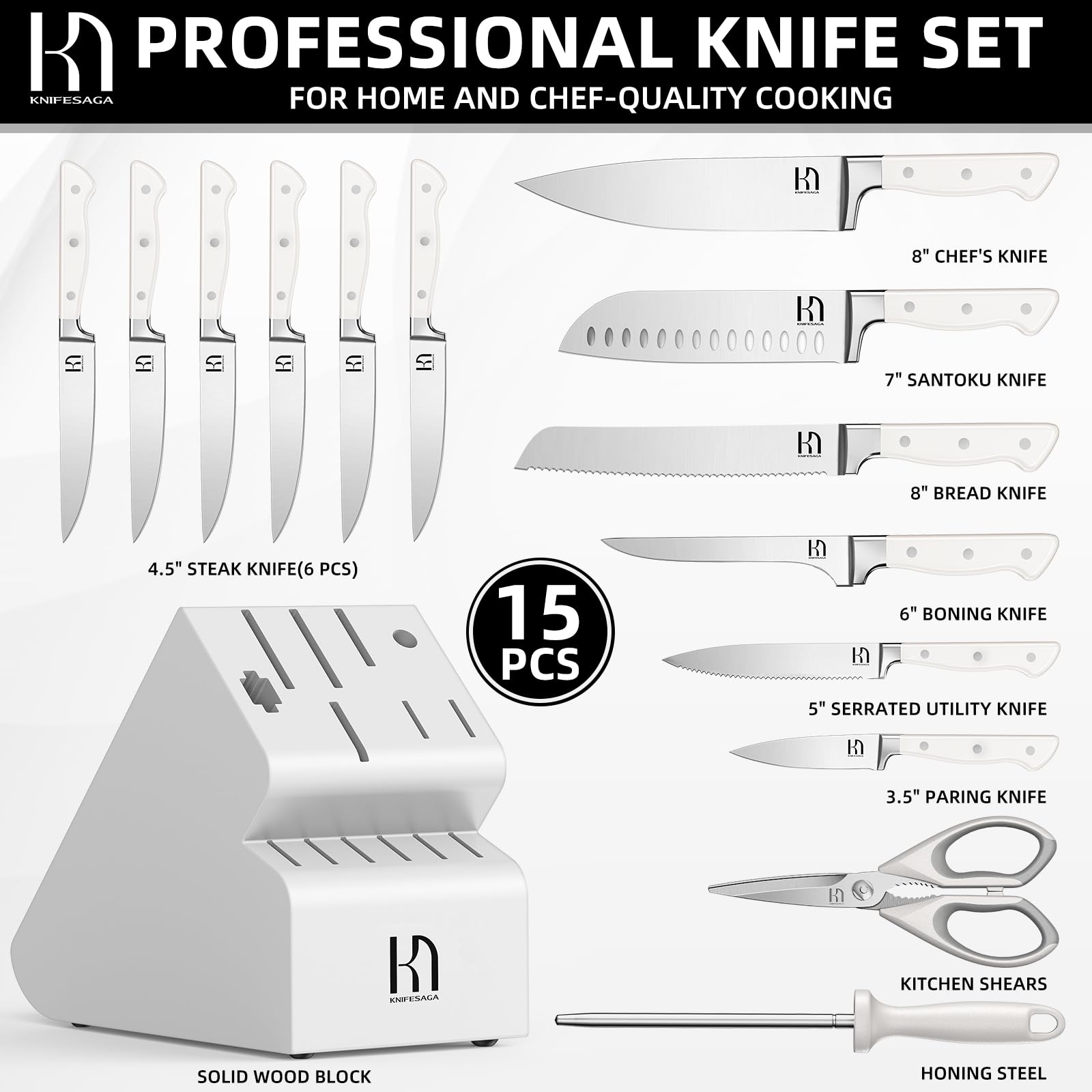 KnifeSaga in-use chopping on cutting board demonstrating control and efficiency benefit