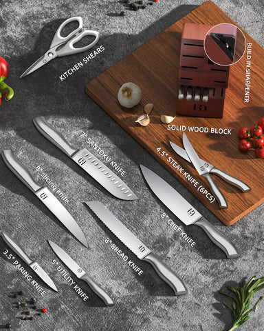 KnifeSaga kitchen shears close detail demonstrating strong cutting utility