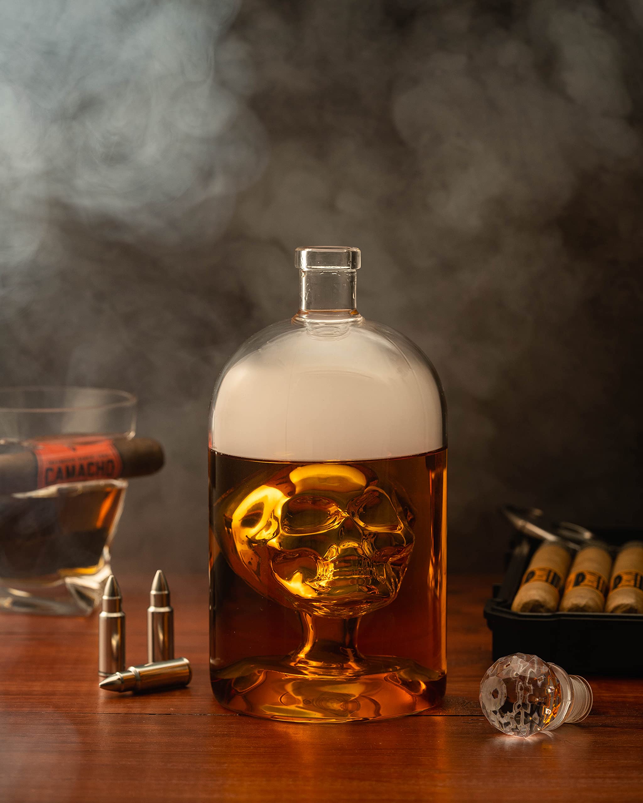 Kobi & Knight decanter inside gift box shows premium packaging and protection