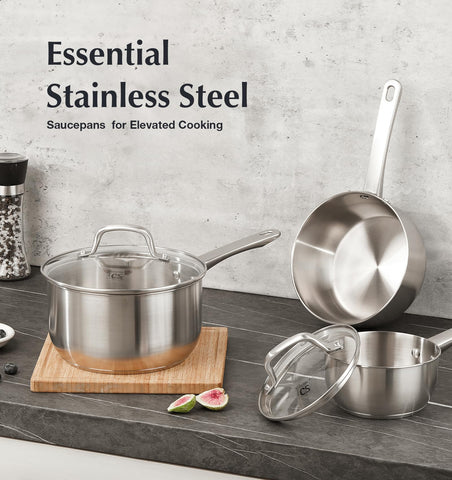 KOCH SYSTEME CS brushed stainless texture close-up highlighting stain resistance and easy cleaning