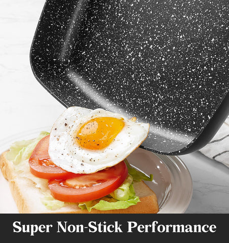 KOCH SYSTEME CS side view with lid on pan, shows tight-fitting cover and compactness
