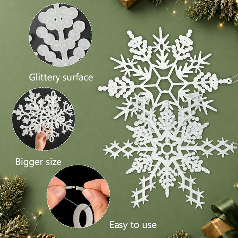 kockuu snowflake next to a hand showing scale and visual impact
