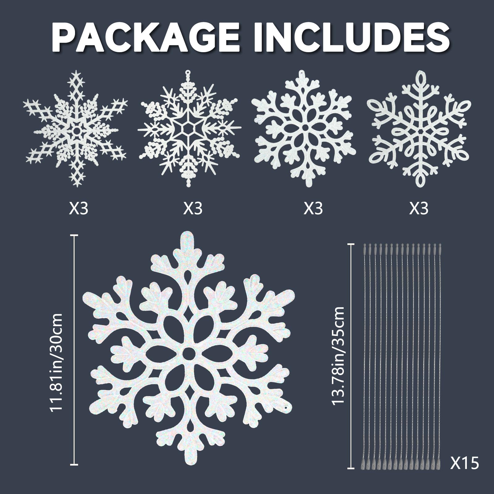 kockuu snowflakes in window creating winter wonderland ambiance
