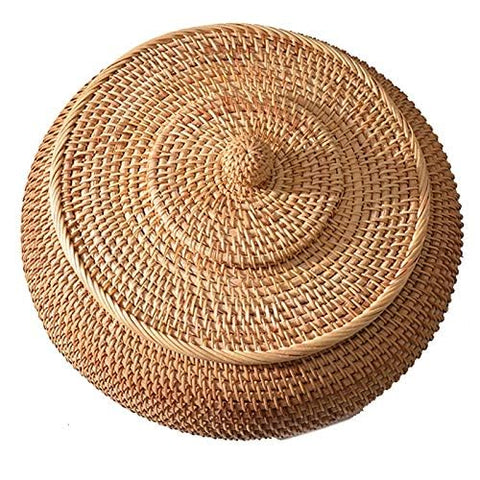 KODENG basket on table in lifestyle scene adding decorative organization benefit