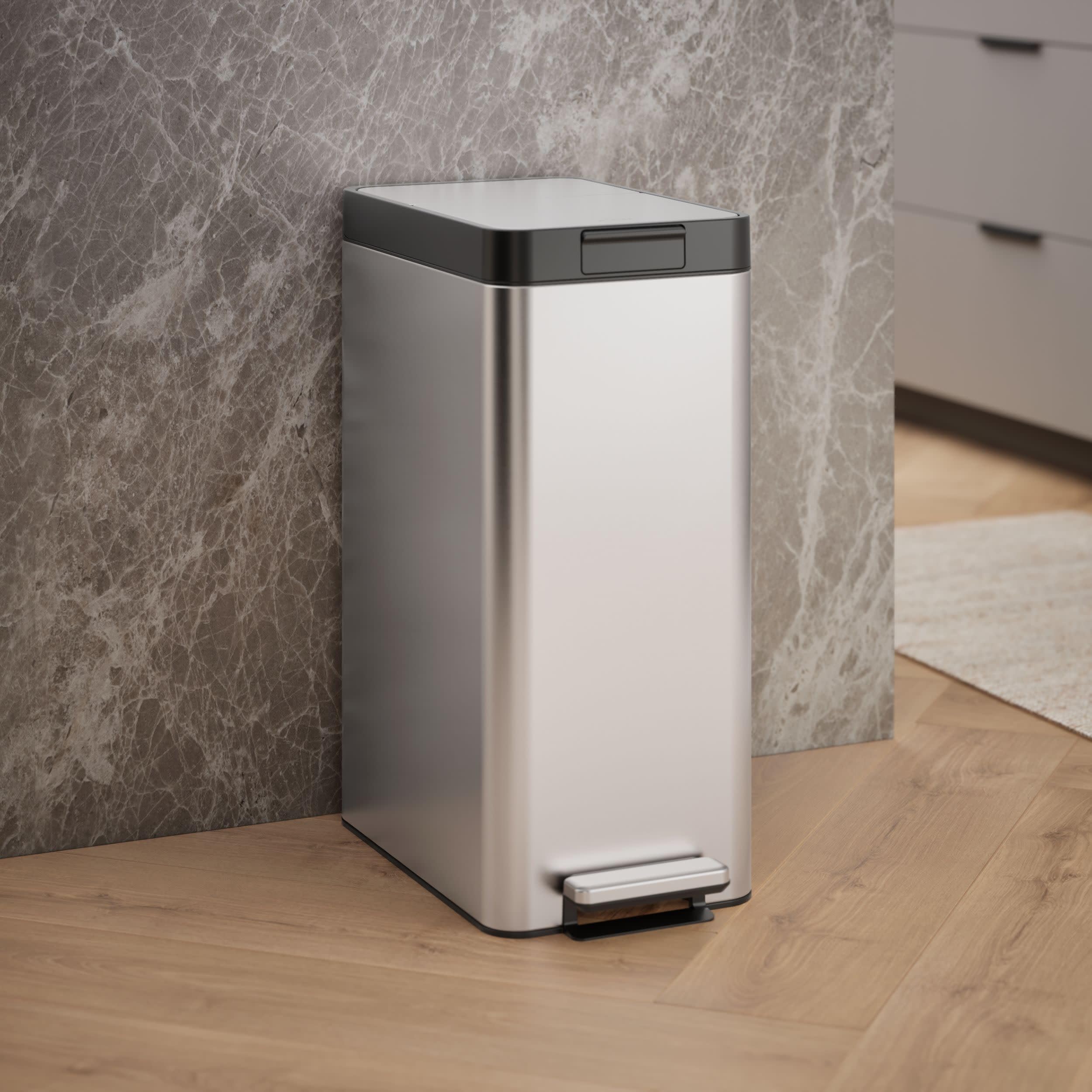 Kohler bifold lid open demonstrating compact operation and clearance benefit