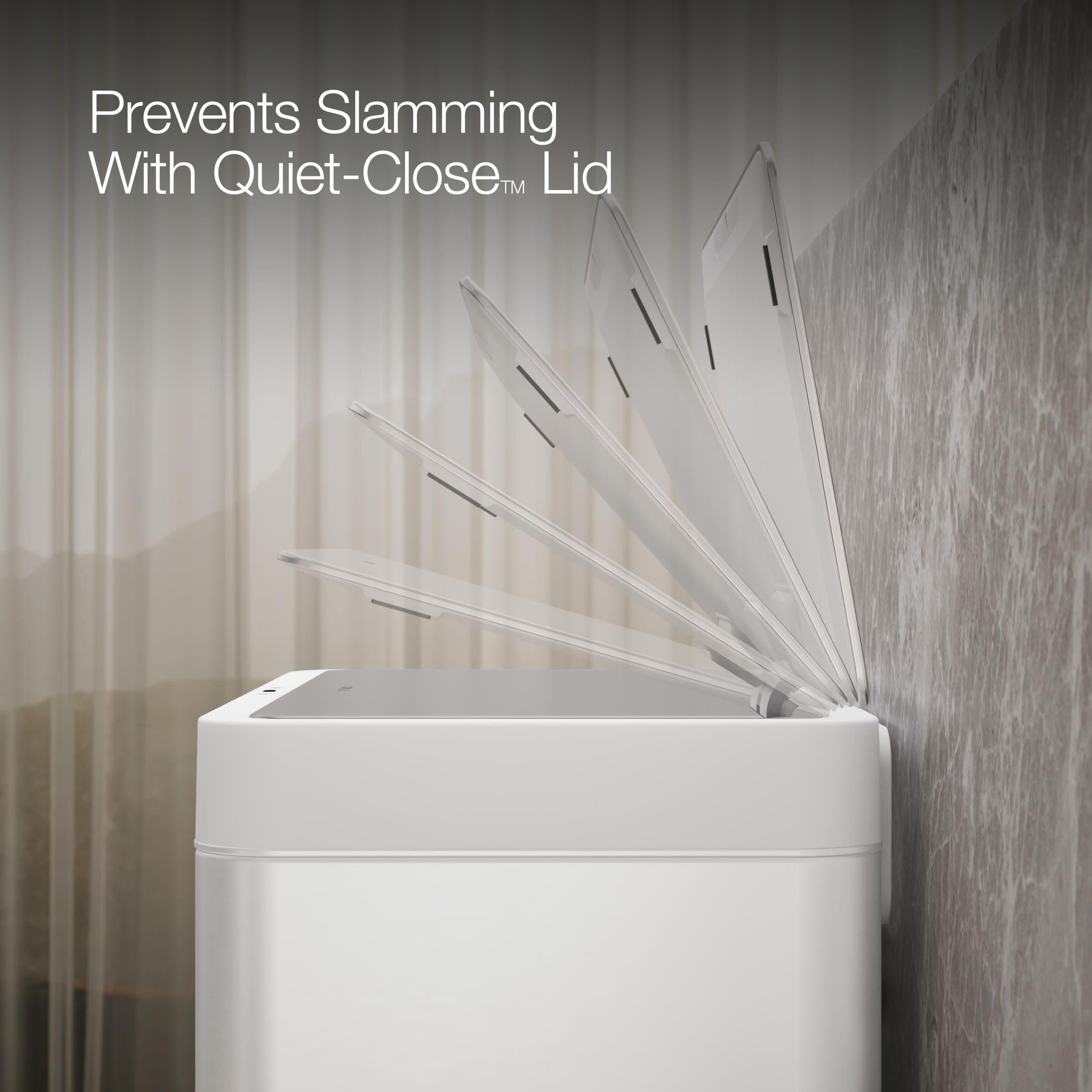 Kohler stay-open button close-up for continuous lid access during tasks