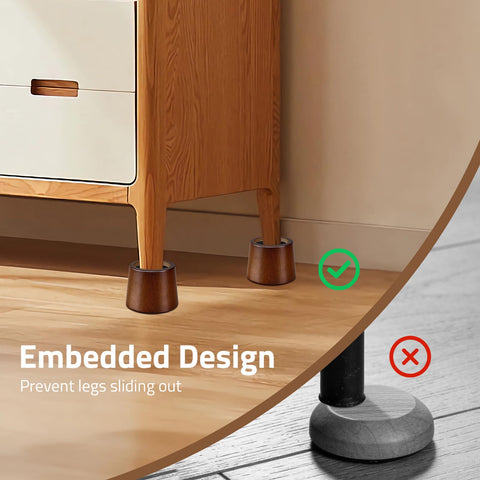 KOIKEY felt pad under riser protecting floor and reducing noise benefit
