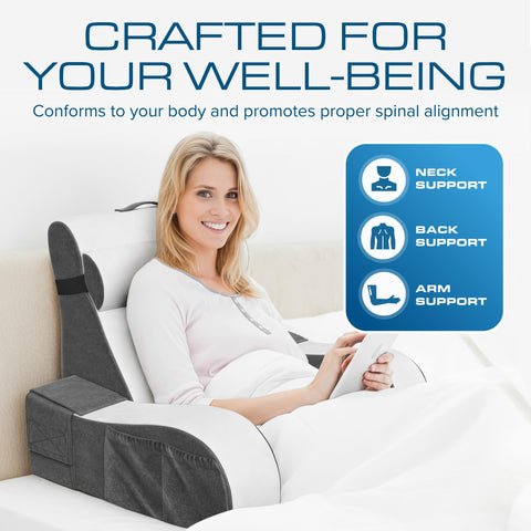 Kölbs side view emphasizing padded arm rests for relaxed sitting