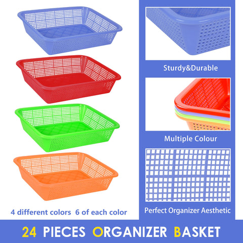 Kolewo4ever basket beside papers demonstrates size fit for documents